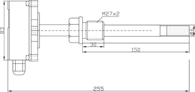 螺纹安装防护型温湿度变送器NZ4203